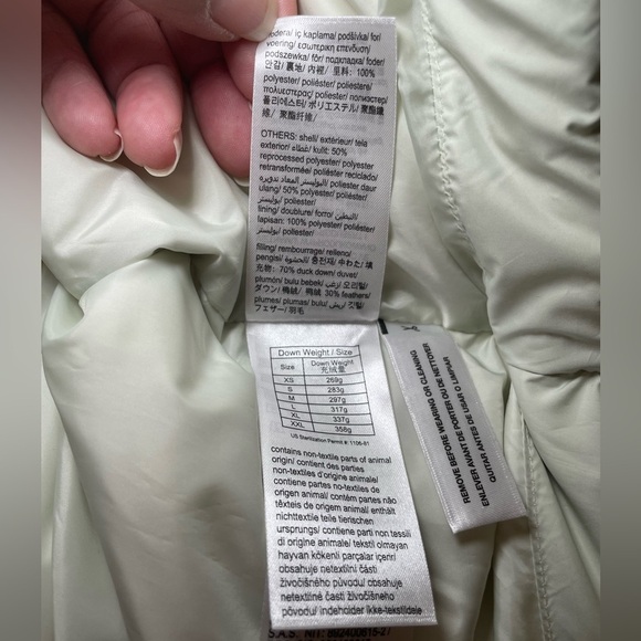 Calvin Klein Long Down Puffer Jacket sz XL - Picture 6 of 14